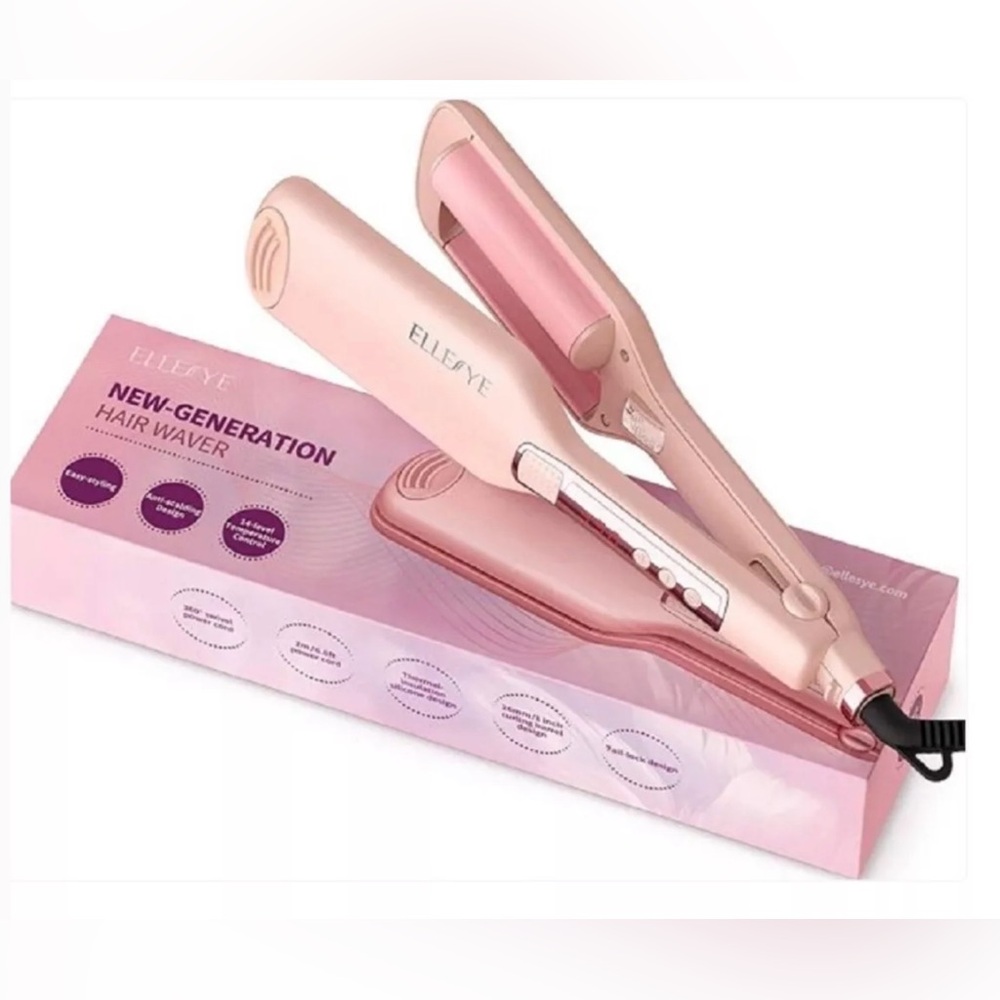 Ellesye New-generation Hair Waver 14-Level Temperature Control  26mm/1 inch NEW